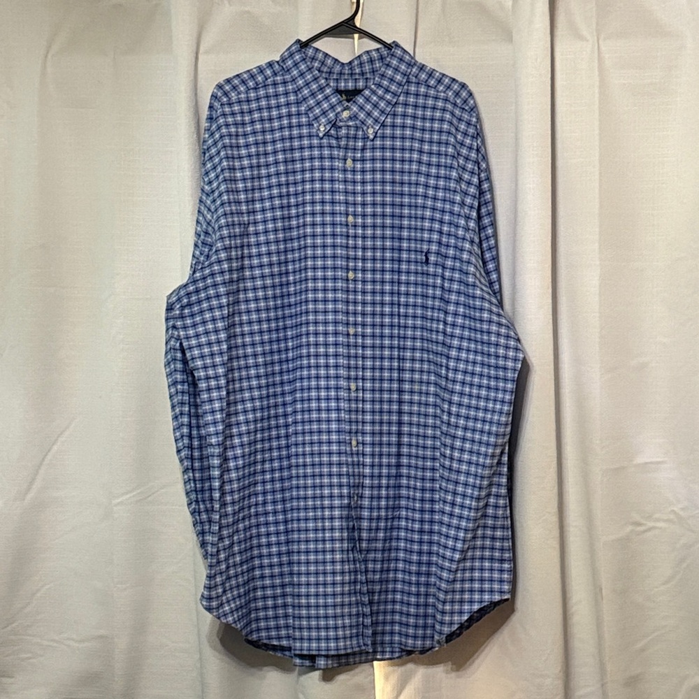 Ralph Lauren Navy Plaid Men's Shirt